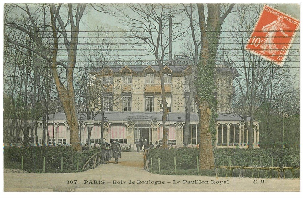 PARIS 16. Bois de Boulogne. Le Pavillon Royal Restaurant