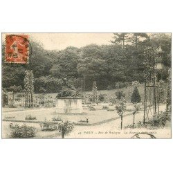 PARIS 16. Bois de Boulogne. Roseraie de Bagatelle 1917