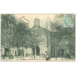 carte postale ancienne PARIS 16. Eglise Saint-Honoré d'Eylau Place Victor-Hugo 1905