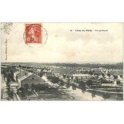 carte postale ancienne 10 MAILLY-LE-CAMP. Vue générale 1912