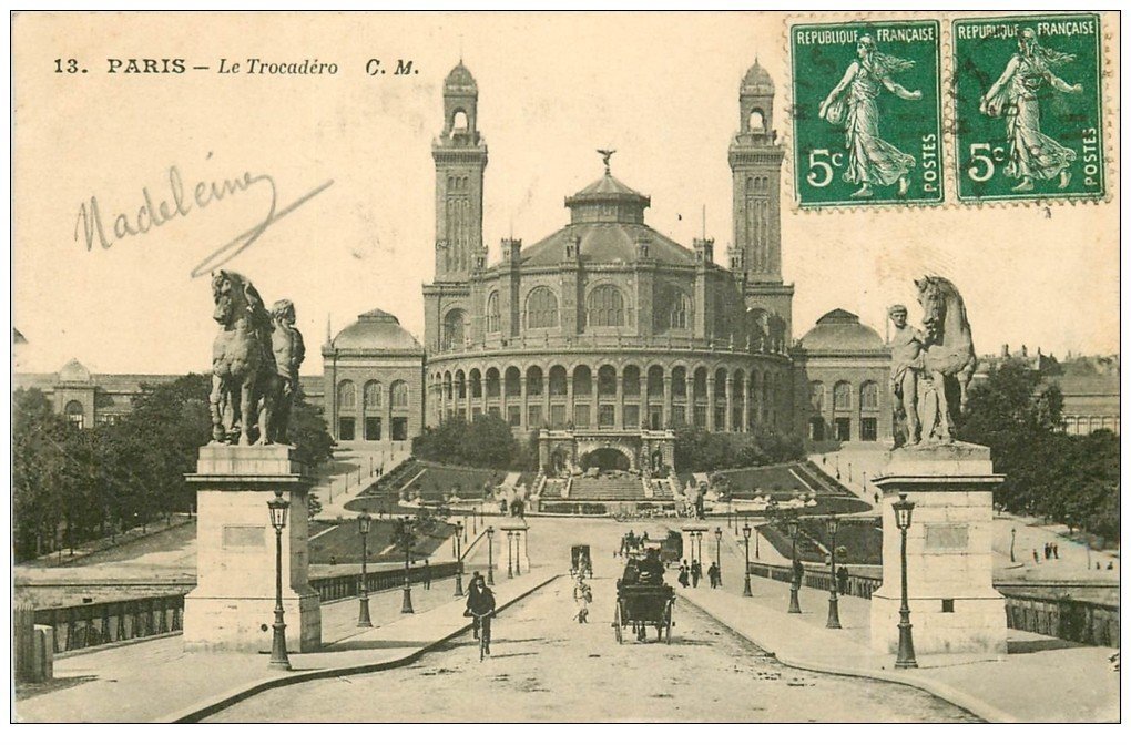 PARIS 16. Le Trocadéro. 1911