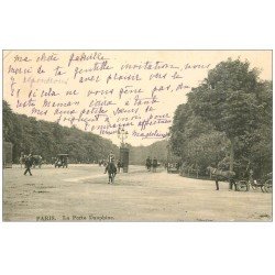carte postale ancienne PARIS 16. Porte Dauphine 1904