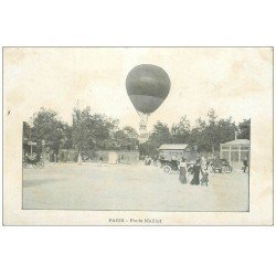 PARIS 16. Porte Maillot le Ballon captif Mongolfière 1906