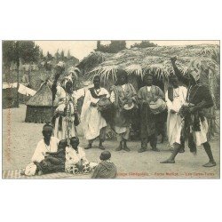 carte postale ancienne PARIS 16. Porte Maillot. Tams-Tams Sénégalais