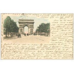 PARIS 17. Arc de Triomphe. Timbre 10 centimes 1899