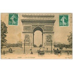 PARIS 17. Arc de Triomphe de l'Etoile 1908