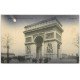 PARIS 17. Arc de Triomphe de l'Etoile le soir