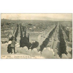 PARIS 17. Avenue Friedland et Champs-Elysées 1908