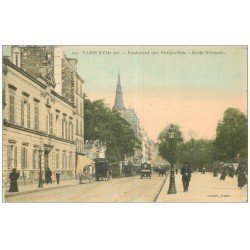 PARIS 17. Ecole Normale Boulevard des Batignolles