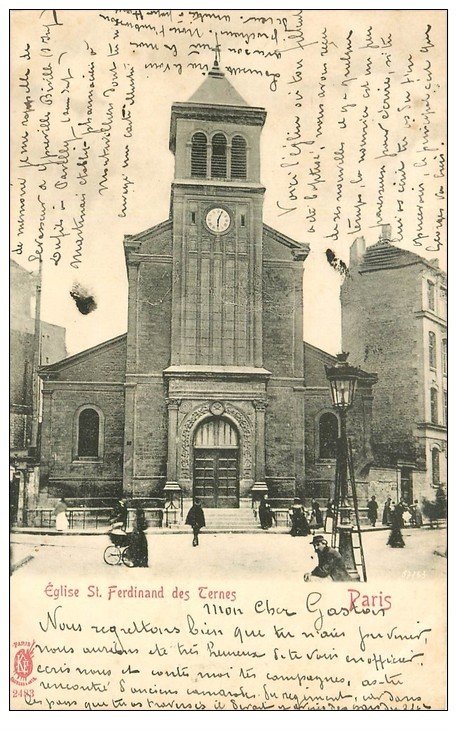 PARIS 17. Eglise Saint-Ferdinand des Ternes 1902