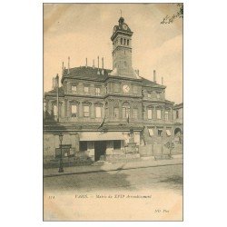 carte postale ancienne PARIS 17. La Mairie