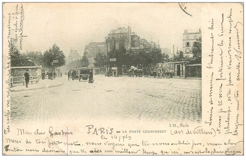 PARIS 17. La Porte Champerret 1902