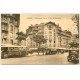 carte postale ancienne PARIS 18. Boulevard Ney Porte Montmartre Autobus à plateforme