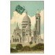 carte postale ancienne PARIS 18. Le Sacré-Coeur de Montmartre 1915
