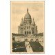 carte postale ancienne PARIS 18. Le Sacré-Coeur de Montmartre 1937