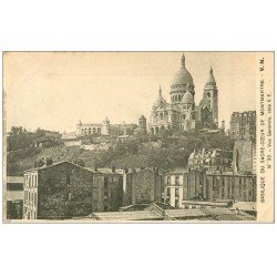 carte postale ancienne PARIS 18. Le Sacré-Coeur de Montmartre 33