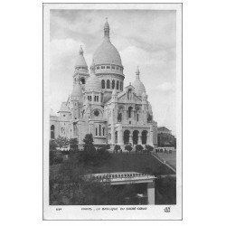 carte postale ancienne PARIS 18. Le Sacré-Coeur de Montmartre 634