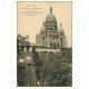 carte postale ancienne PARIS 18. Le Sacré-Coeur de Montmartre Funiculaire 126