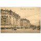 carte postale ancienne PARIS 18. Porte de Glignancourt Marché de la Chaussure et Panneau BYRRH