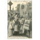 carte postale ancienne PARIS 18. Pose et Bénédiction première pierre du Sacré-Coeur 1907