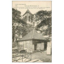 carte postale ancienne PARIS 18. Rue du Mont-Cenis Cimetière du Calvaire