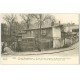 carte postale ancienne PARIS 18. Rue du Mont-Cenis et Lamarck
