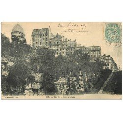 carte postale ancienne PARIS 18. Rue Muller 1906