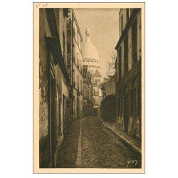 carte postale ancienne PARIS 18. Rue Saint-Rustique 191