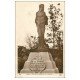 carte postale ancienne PARIS 18. Statue Chevalier de la Barre. Pli coins inférieurs
