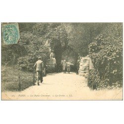 PARIS 19. Buttes Chaumont. La Grotte 1907