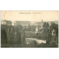 PARIS 19. Buttes Chaumont. Vue d'ensemble 1909