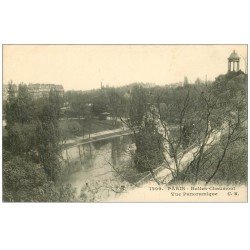 PARIS 19. Buttes Chaumont. Vue Panoramique