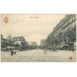 PARIS 19. Rue de Flandre Pont du Chemin de Fer de Ceinture 1907. Collection Fleury
