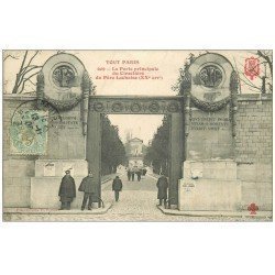 PARIS 20. Cimetière Père Lachaise. Gardiens Porte Principale 1905