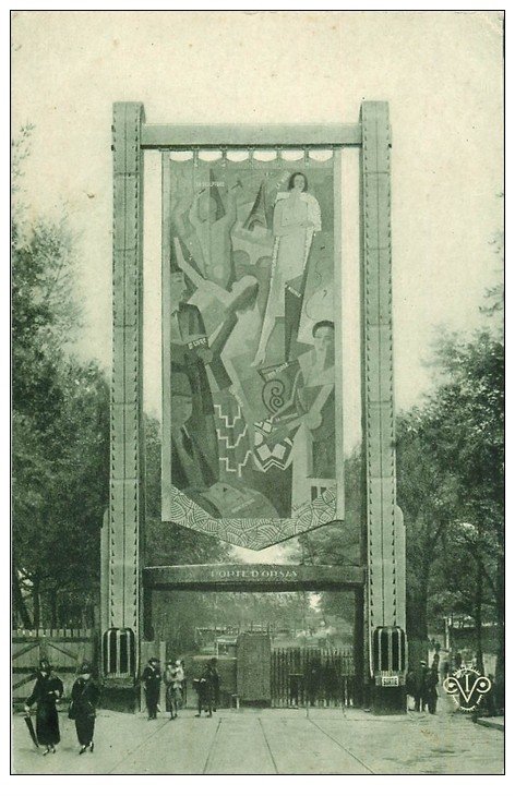 PARIS EXPOSITION DES ARTS DECORATIFS 1925. Porte Orsay
