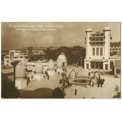 carte postale ancienne PARIS EXPOSITION DES ARTS DECORATIFS 1925. Tour Bourgogne