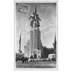 carte postale ancienne PARIS EXPOSITION INTERNATIONALE 1937. Pavillon URSS 101