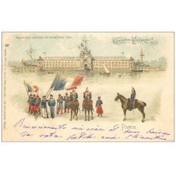 PARIS EXPOSITION UNIVERSELLE 1900. Armée Terre et Mer. Timbre 10 Centimes