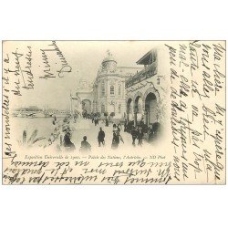 carte postale ancienne PARIS EXPOSITION UNIVERSELLE 1900. Autriche. Timbre 5 centimes 1900