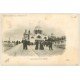 PARIS EXPOSITION UNIVERSELLE 1900. Chantiers Serbie. Timbre 5 centimes 1900 + Timbre Taxe 10 cts
