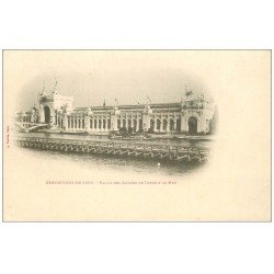 carte postale ancienne PARIS EXPOSITION UNIVERSELLE 1900. Palais Armée Terre et Mer