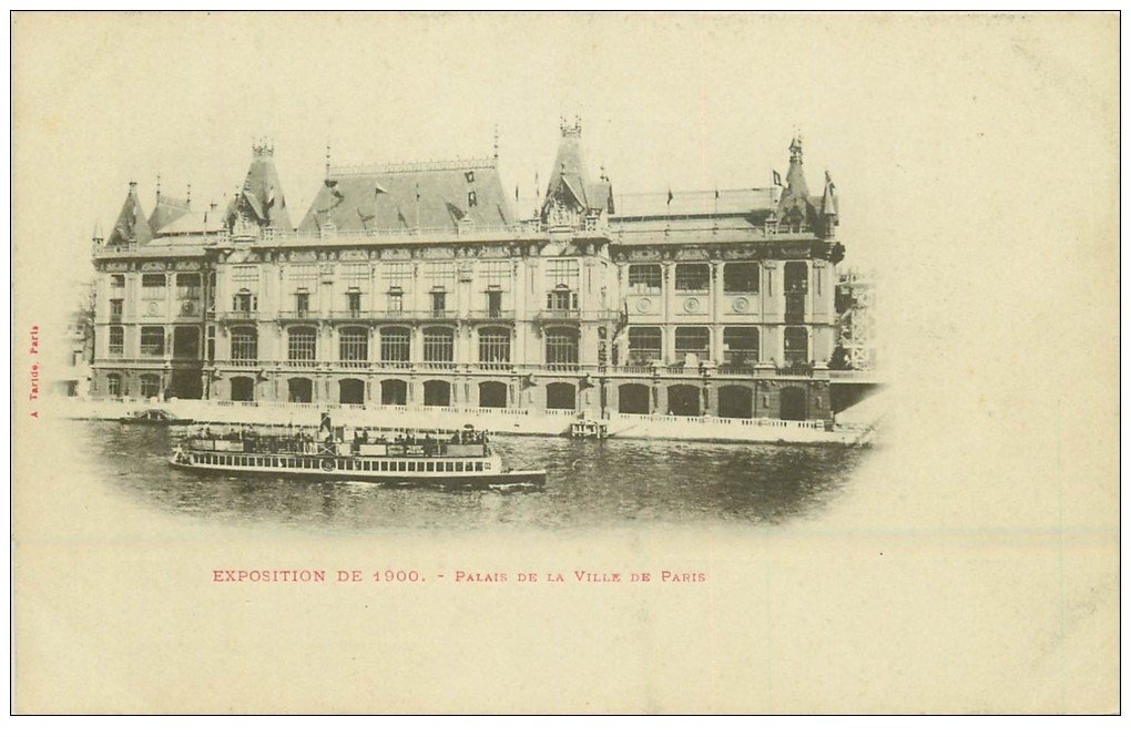 PARIS EXPOSITION UNIVERSELLE 1900. Palais Ville de Paris