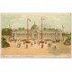 PARIS EXPOSITION UNIVERSELLE 1900. Petit Palais. Carte à Système par transparence lumières dans la Nuit...