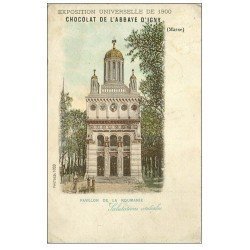 PARIS EXPOSITION UNIVERSELLE 1900. Roumanie. Chocolat Abbaye d'Igny