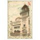 carte postale ancienne PARIS EXPOSITION UNIVERSELLE 1900. Turquie. Timbre 5 Centimes 1904