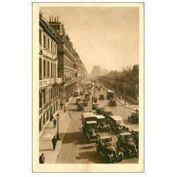 PARIS 01. Camions, Voitures et Taxis rue de Rivoli 1931