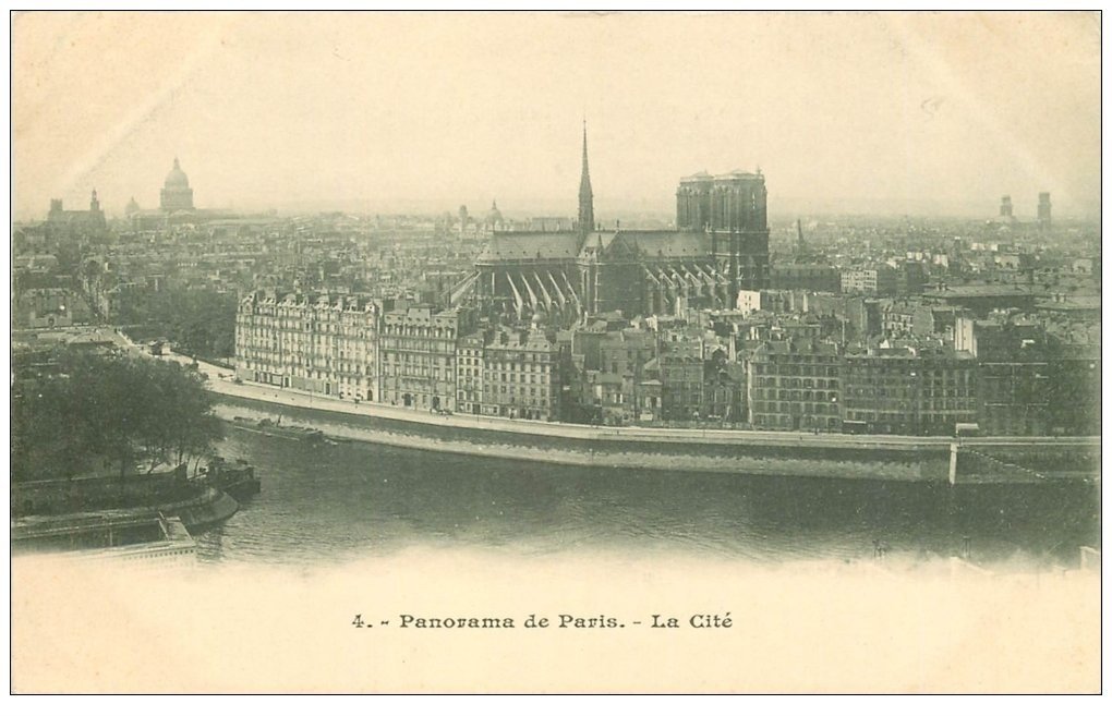 PARIS 01. La Cité vers 1900
