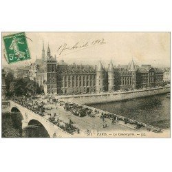 PARIS 01 La Conciergerie et Pont au Change 1913