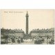 PARIS 01. La Place Vendôme et Colonne Fiacres et Taxis