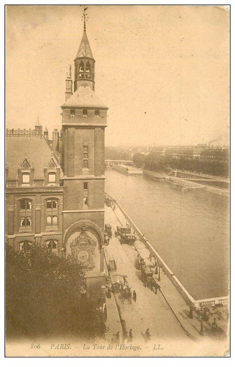 PARIS 01 La Tour de l'Horloge 1906